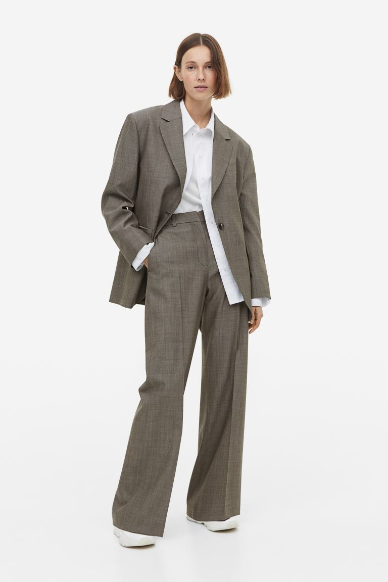 Ein-Knopf-Blazer aus Wolle | H&M (DE, AT, CH, NL, FI)