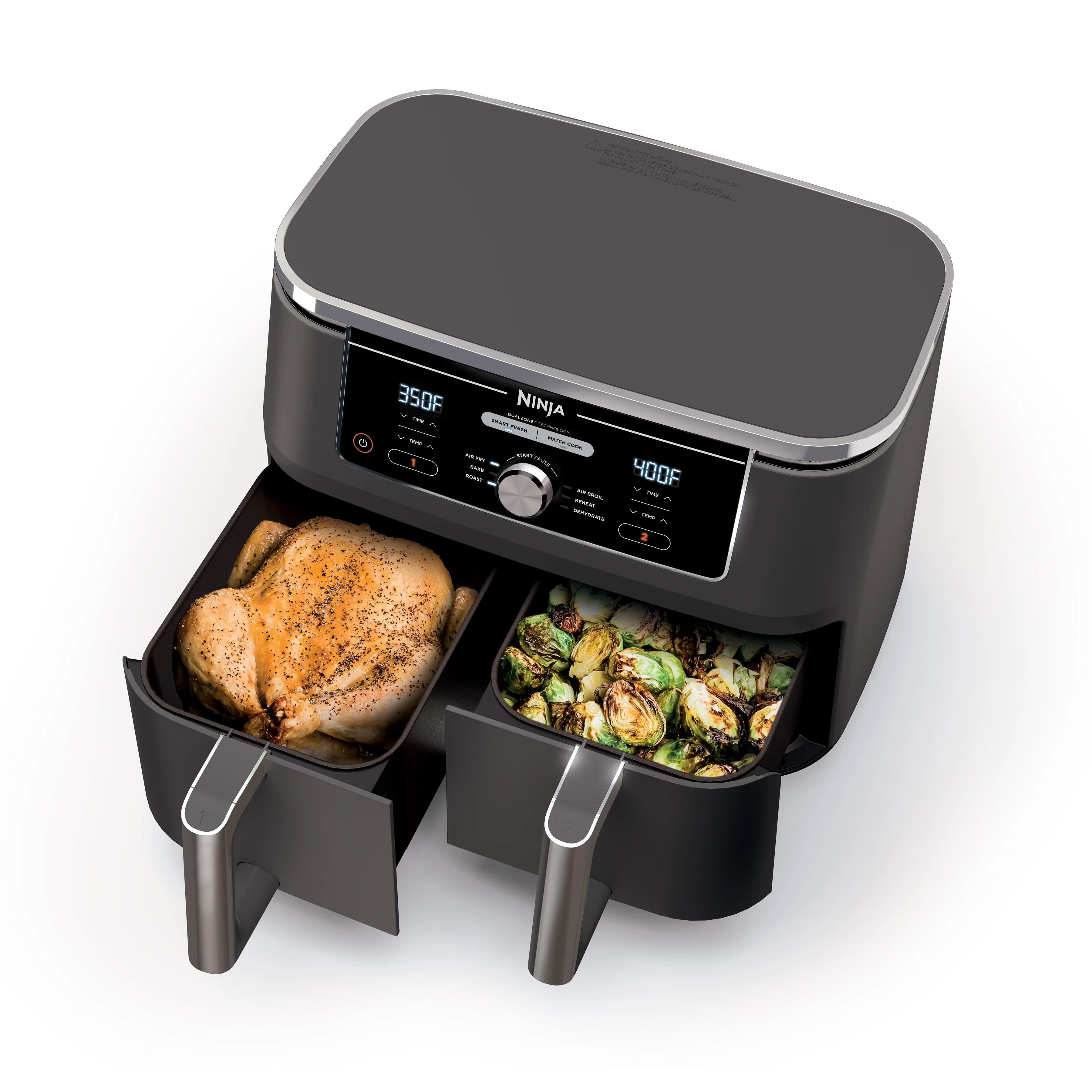 Ninja Foodi 6-in-1 10-qt. XL 2-Basket Air Fryer with DualZone Technology, DZ401 - Walmart.com | Walmart (US)