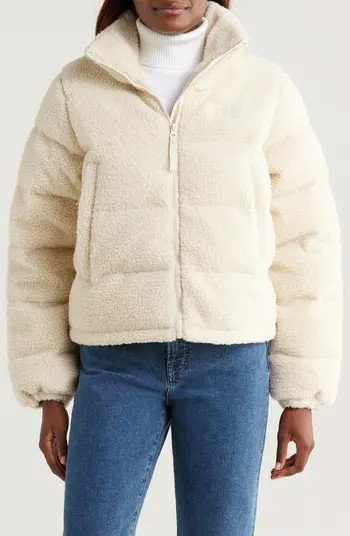 Yu Teddy High Pile Puffer JacketHelly Hansen | Nordstrom