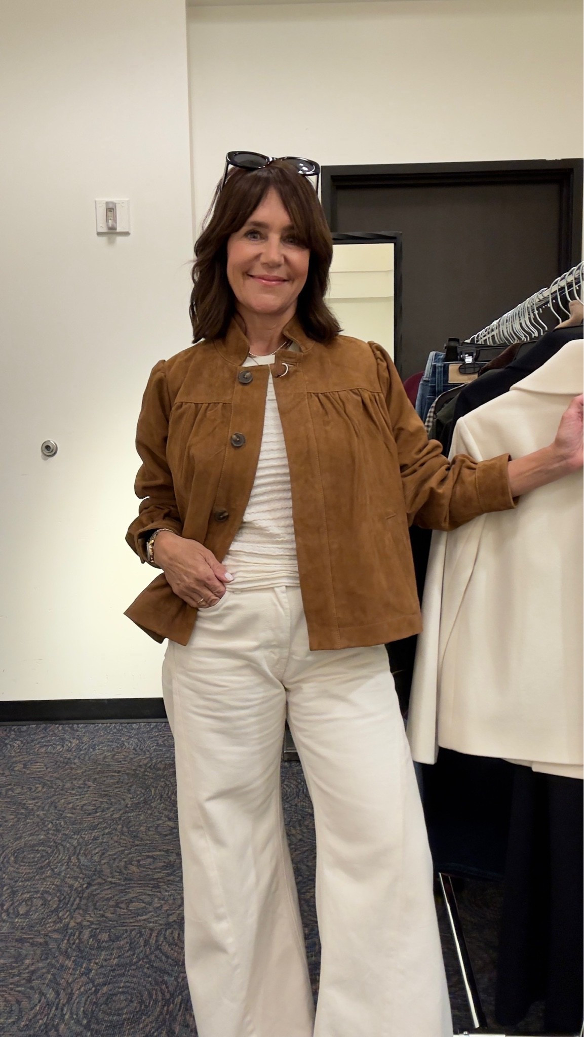 This jacket is a steal!!! The price is so good, it looks and feels really luxe, and the fit is 10/10. All my stylist friends and I agree - this is definitely worth your attention! 

Fit runs true to size.

#LTKOver40

#LTKSaleAlert