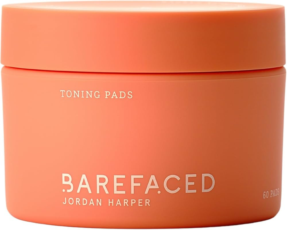 Barefaced Toning Pads (60 count) - Exfoliating Face Pads with 2% Glycolic Acid & Salicylic Acid -... | Amazon (US)
