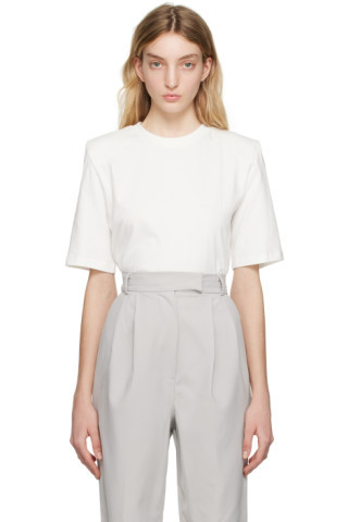 The Frankie Shop - White Carrington T-Shirt | SSENSE
