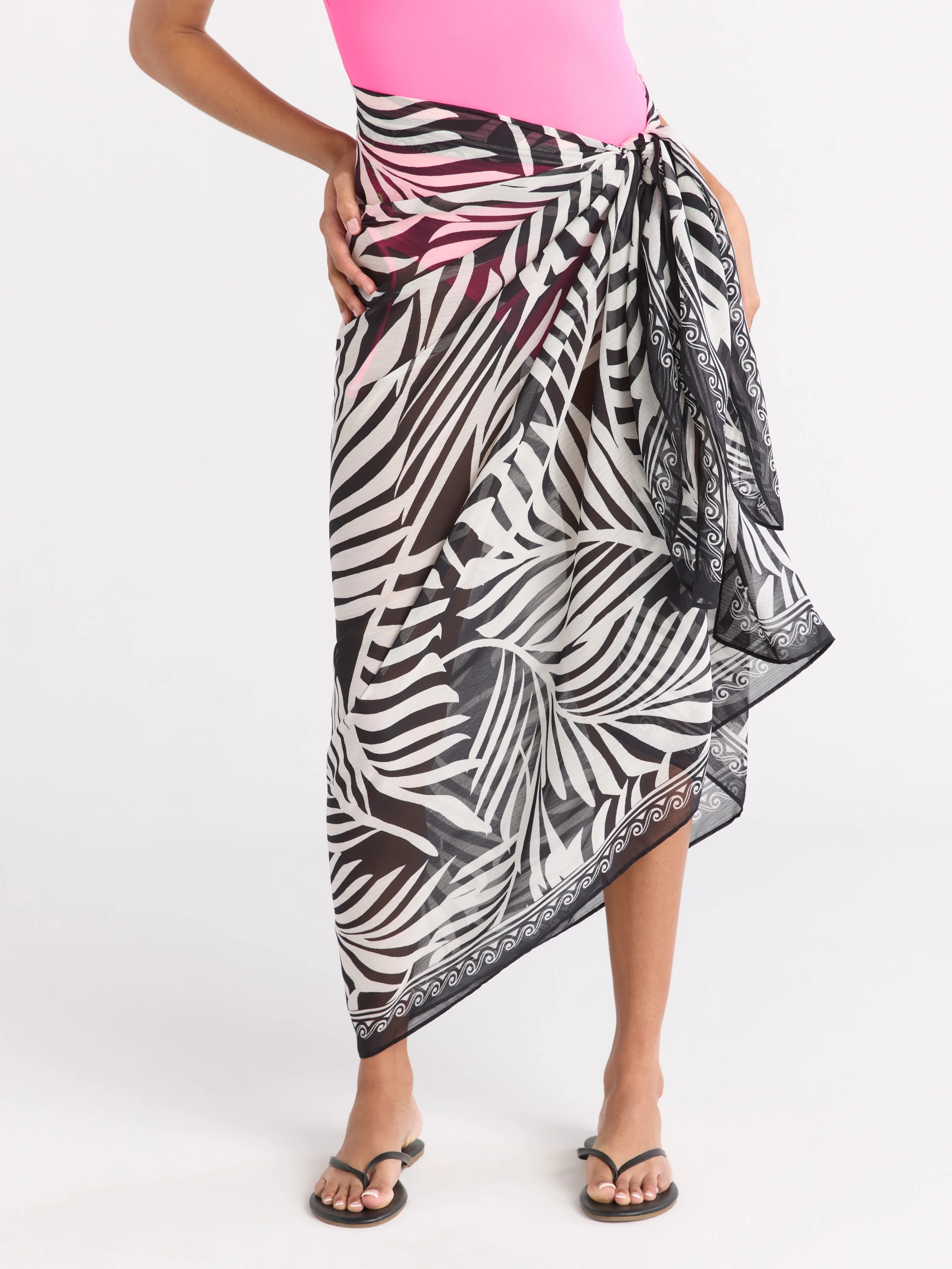 Sofia by Sofia Vergara Women's Printed Pareo, One Size | Walmart (US)