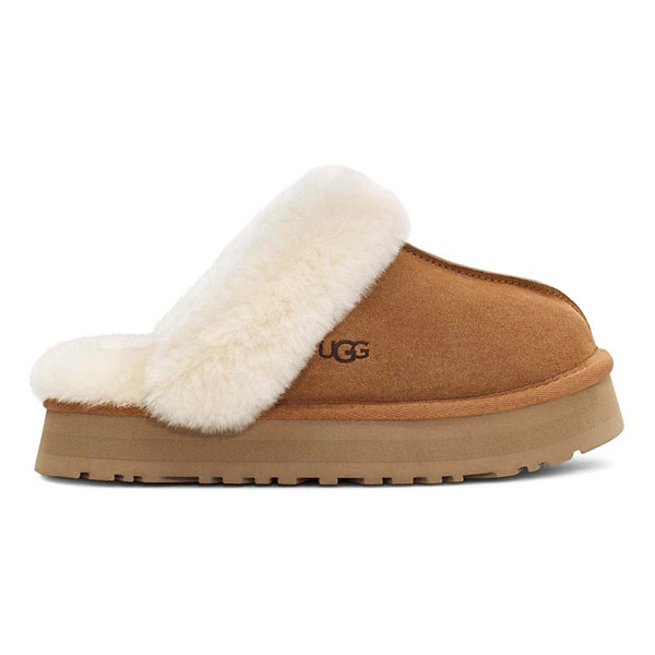 Women's UGG Disquette Slippers 12 Chestnut | Scheels