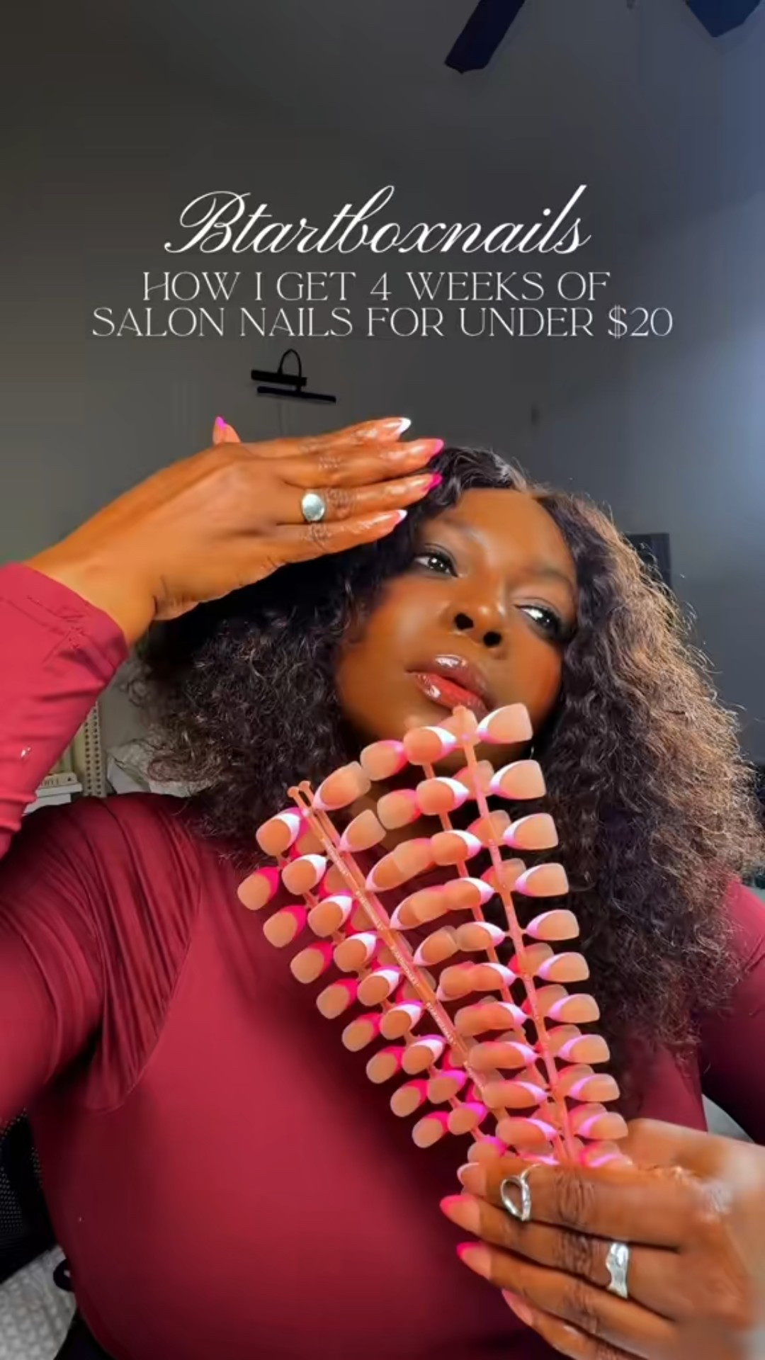Salon vibes at home? 
Yes please! 💅🏾✨ With BtArtBoxNails, I get 5 gorgeous colors in one box, and each color can last up to 28 days — all without the salon price 🥰 Who else loves saving money while looking cute? 💖

@BTartboxnailsofficial 


#xcoatttips #btartboxfrenchnails #frenchnails #pressonnails #tiktokmademebuyit
#reels #fyp #over40 #blackgirlmagic #beautyhack #explore #selfcare

#LTKBeauty #LTKSaleAlert #LTKFindsUnder50