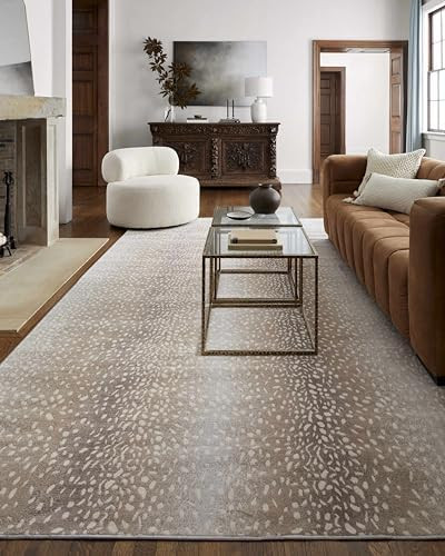Pembroke Modern Animal Print Area Rug for Living Room, Bedroom - Bohemain Leopard Print Carpet - ... | Amazon (US)