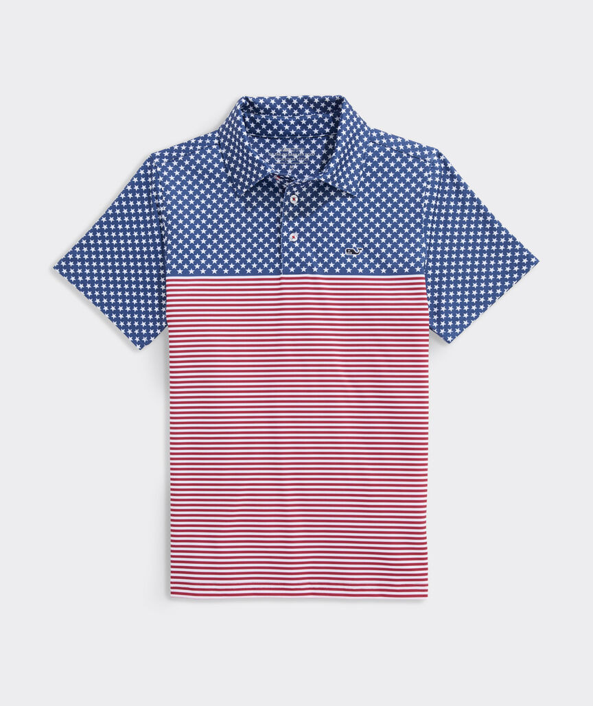 Boys' Americana Printed Sankaty Polo | vineyard vines