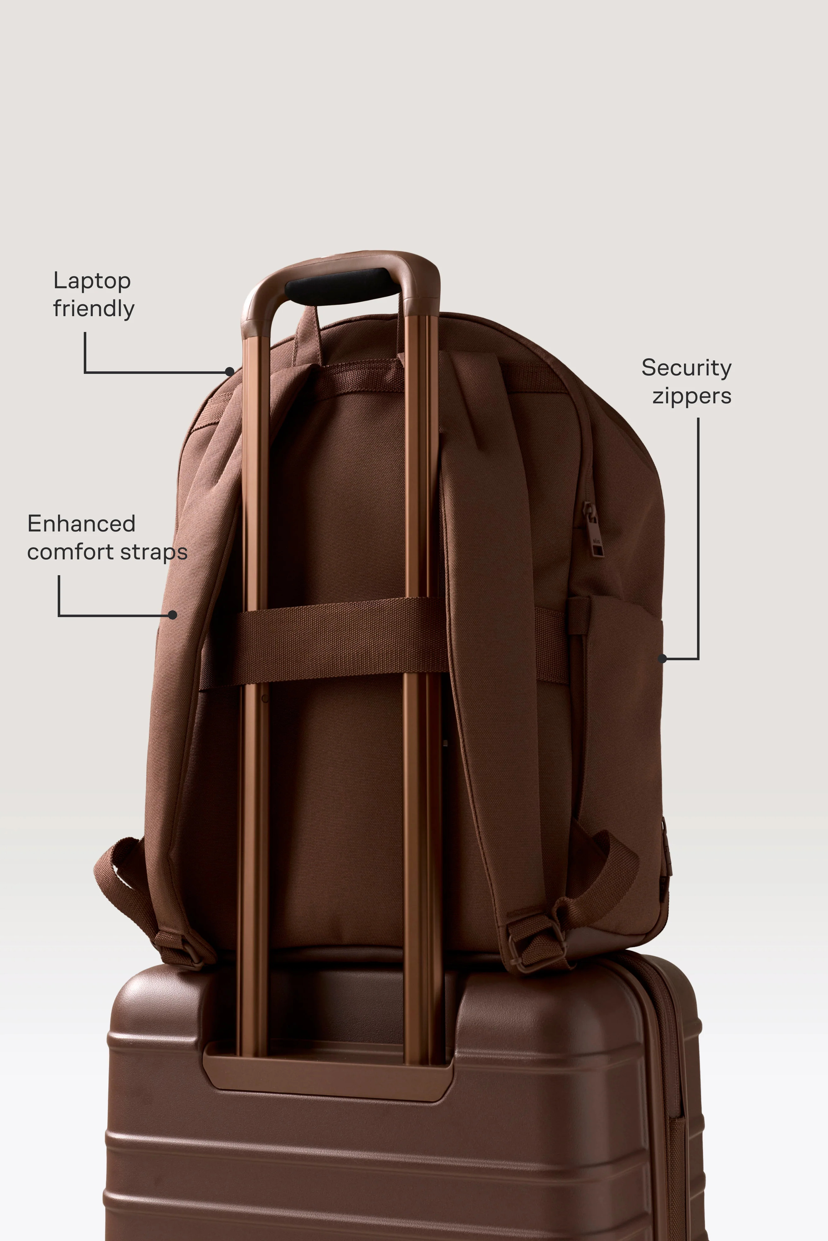 B\u00c9IS \u2018The Backpack\u2019 in Black - Black Travel & Laptop Backpack | BEIS