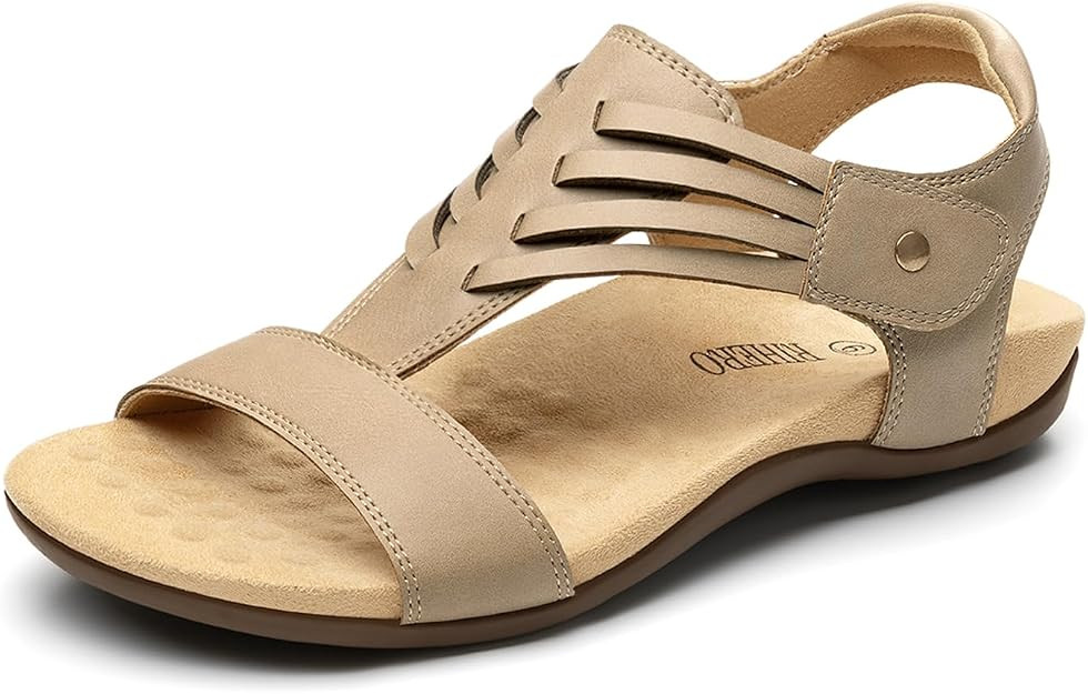 Rihero Women's Orthopedic Arch Support Sandals Orthotic Comfortable Casual Flat Sandals for Summe... | Amazon (US)