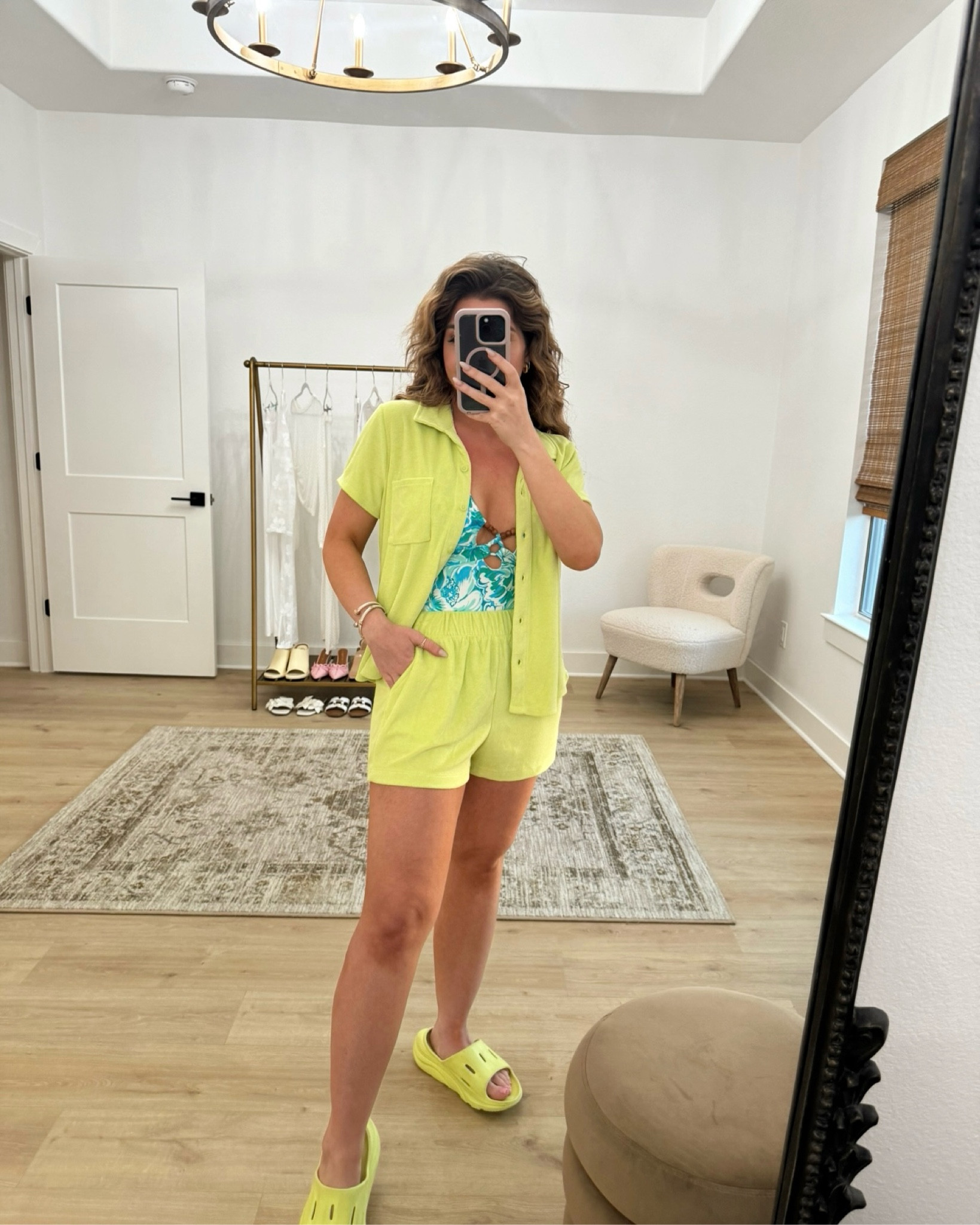 This terry cloth matching set from Walmart comes in 4 colors. Wearing a small in the top and bottoms, both fit tts. Also wearing a small in the Walmart one piece swimsuit. More terry cloth finds you need this summer linked below! 

Walmart, Walmart matching set, Walmart set, Walmart outfit, Walmart cover up, Walmart swim, swimsuit, swimsuit cover up, swim cover up, summer outfit, beach vacation, vacation outfit, Madison Payne

#LTKSeasonal #LTKSwim #LTKStyleTip