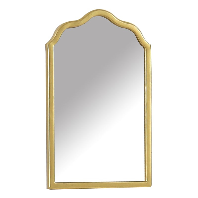 Providence Gold Metal Shield Mirror, 6x9.8 | At Home