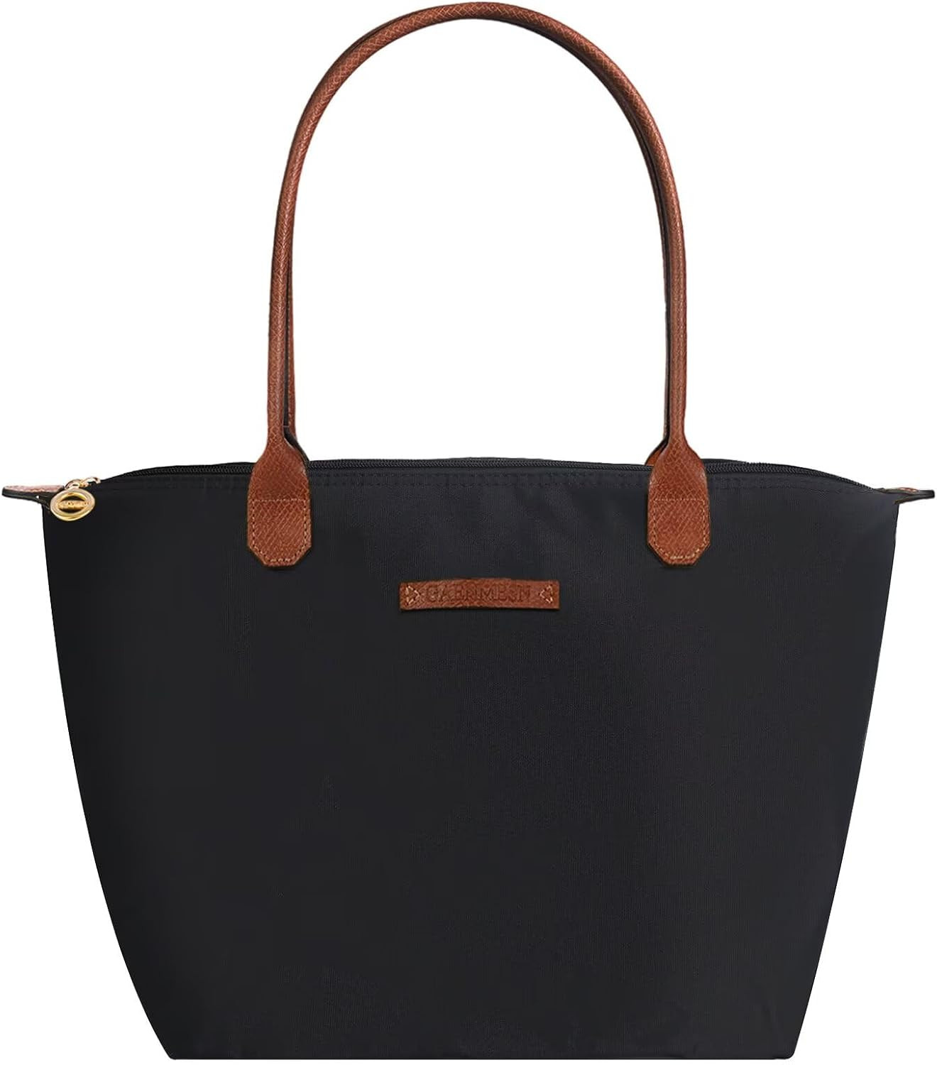 Waterproof Nylon Tote bag for Women Lightweight Designer Handbag with Zipper Stylish and Durable Purse | Amazon (US)