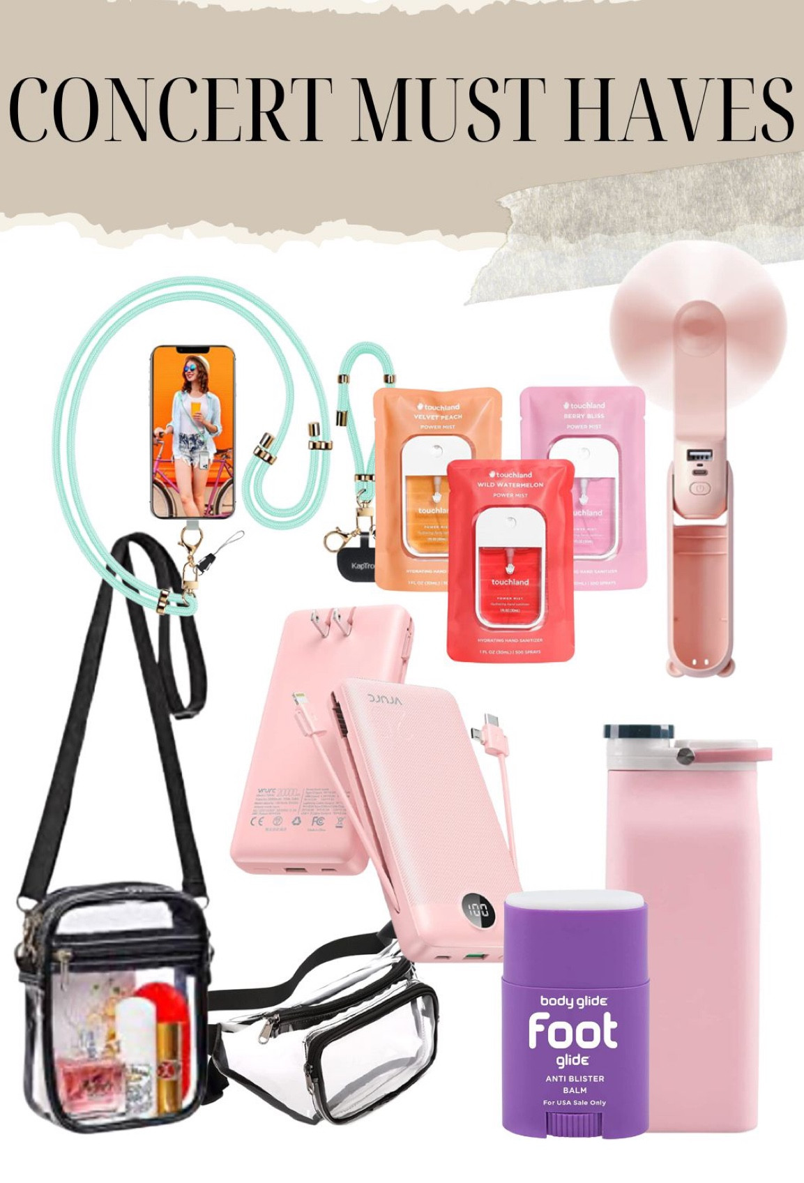 Concert MUST-HAVES!

#LTKunder100 #LTKtravel #LTKunder50