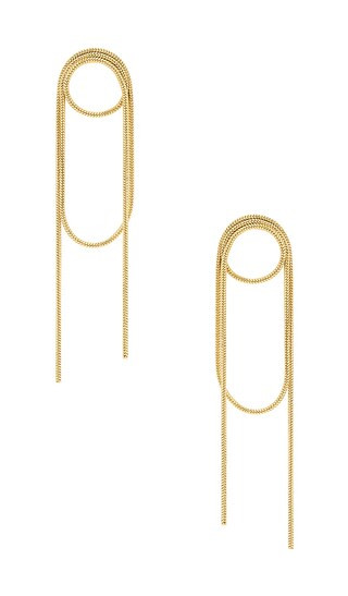 Fletcher Earrings in Gold | Revolve Clothing (Global)