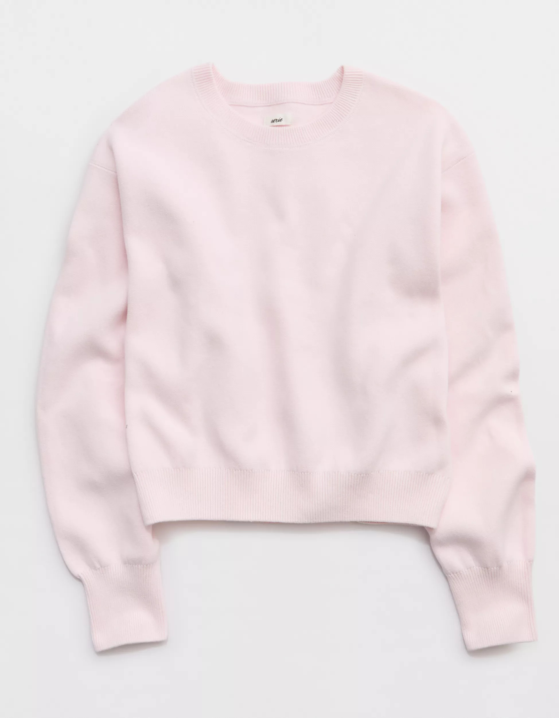 Aerie Cropped Crew Sweater | Aerie