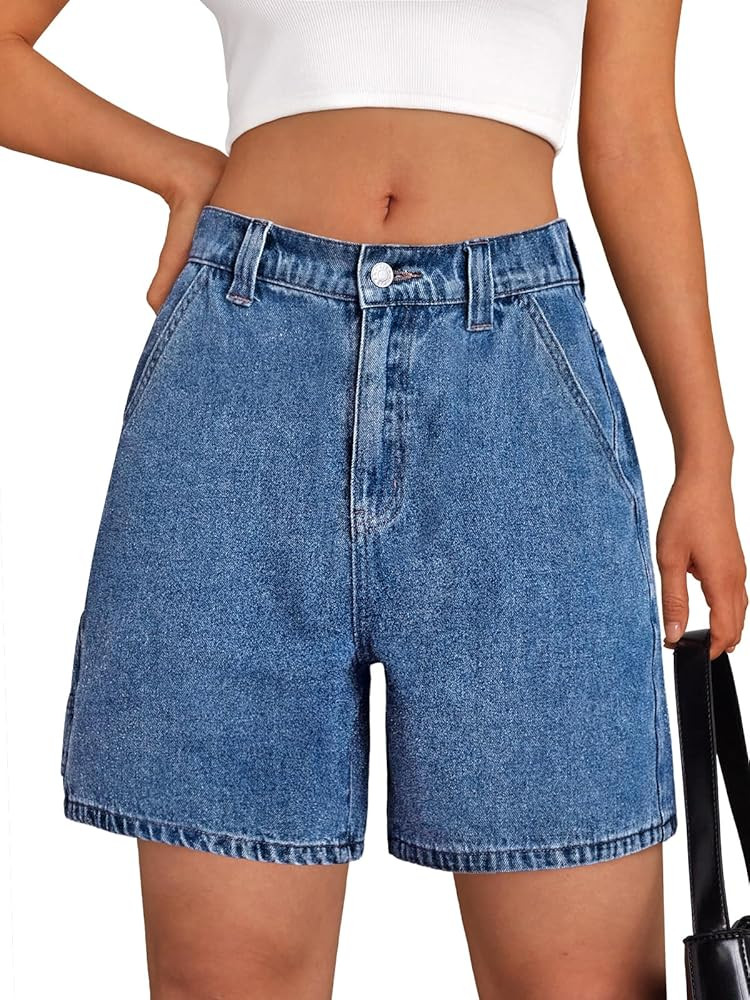 Trendy Queen Womens Jean Shorts Denim Short Jorts Summer Clothes Y2K Cute Fashion Outfits 2025 | Amazon (US)