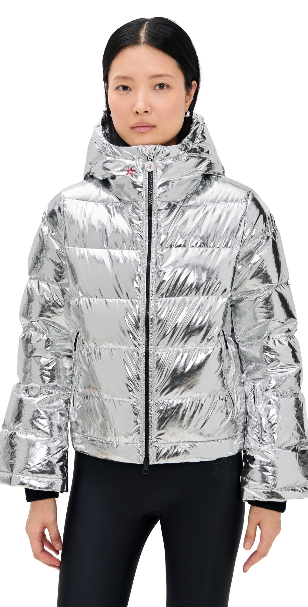 Perfect Moment Polar Flare Ski Jacket III Silver M | Shopbop