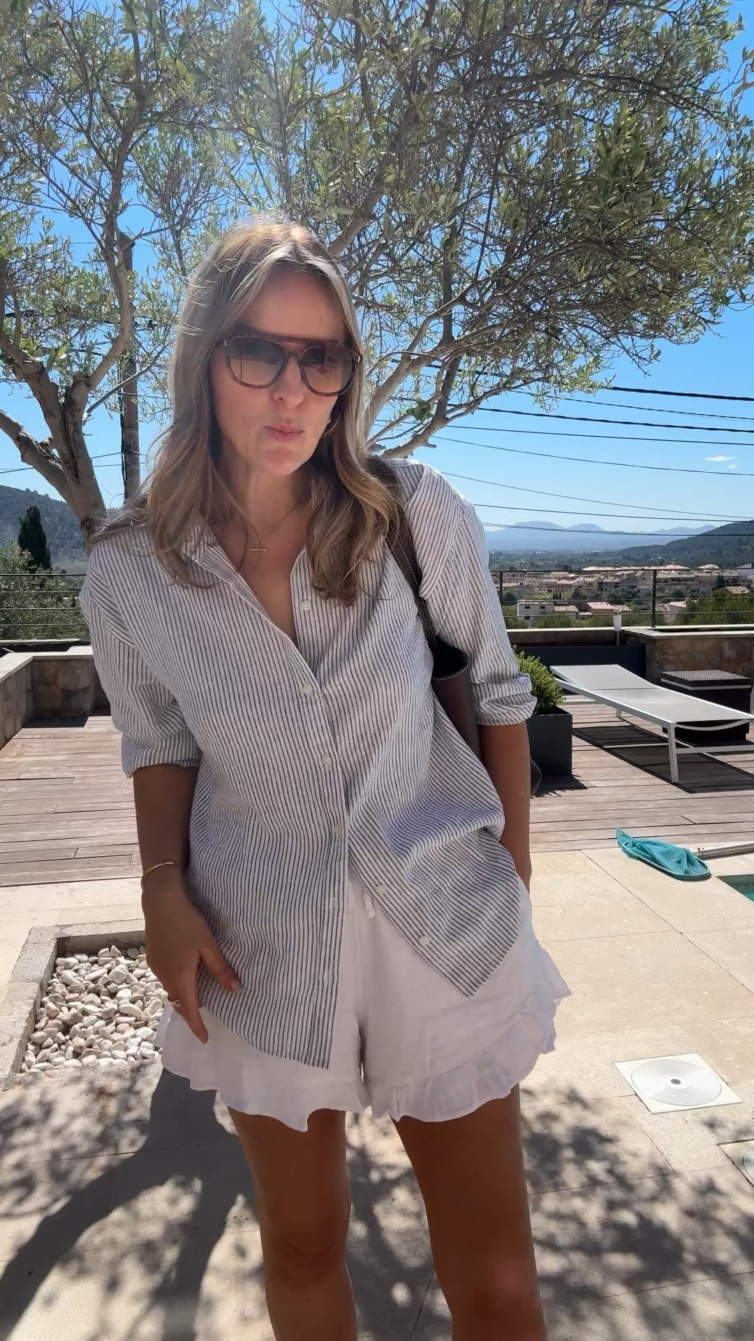 Another holiday outfit 
Family holiday in Mallorca 
What I packed 
Linen shirt & shorts 
Size large in  both pieces 

#LTKspring #LTKtravel #LTKfamily