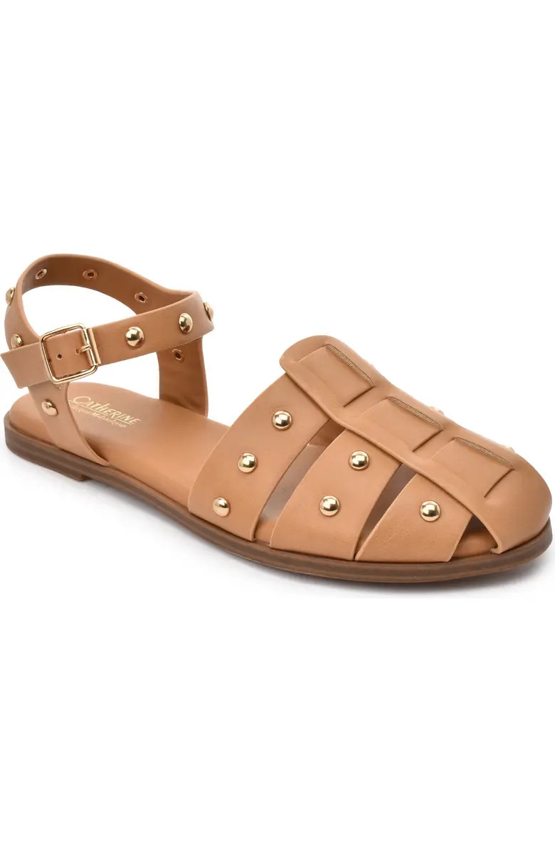 Catherine Catherine Malandrino Studded Fisherman Sandal (Women) | Nordstromrack | Nordstrom Rack