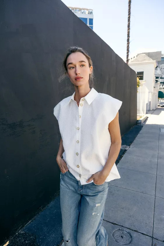 PUFF SLEEVE SHIRT | Zara US