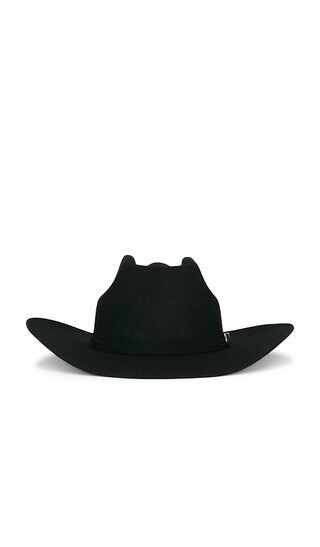 Brixton Prescott Brick Top Cowboy Hat in Black. - size S | Revolve Clothing (Global)