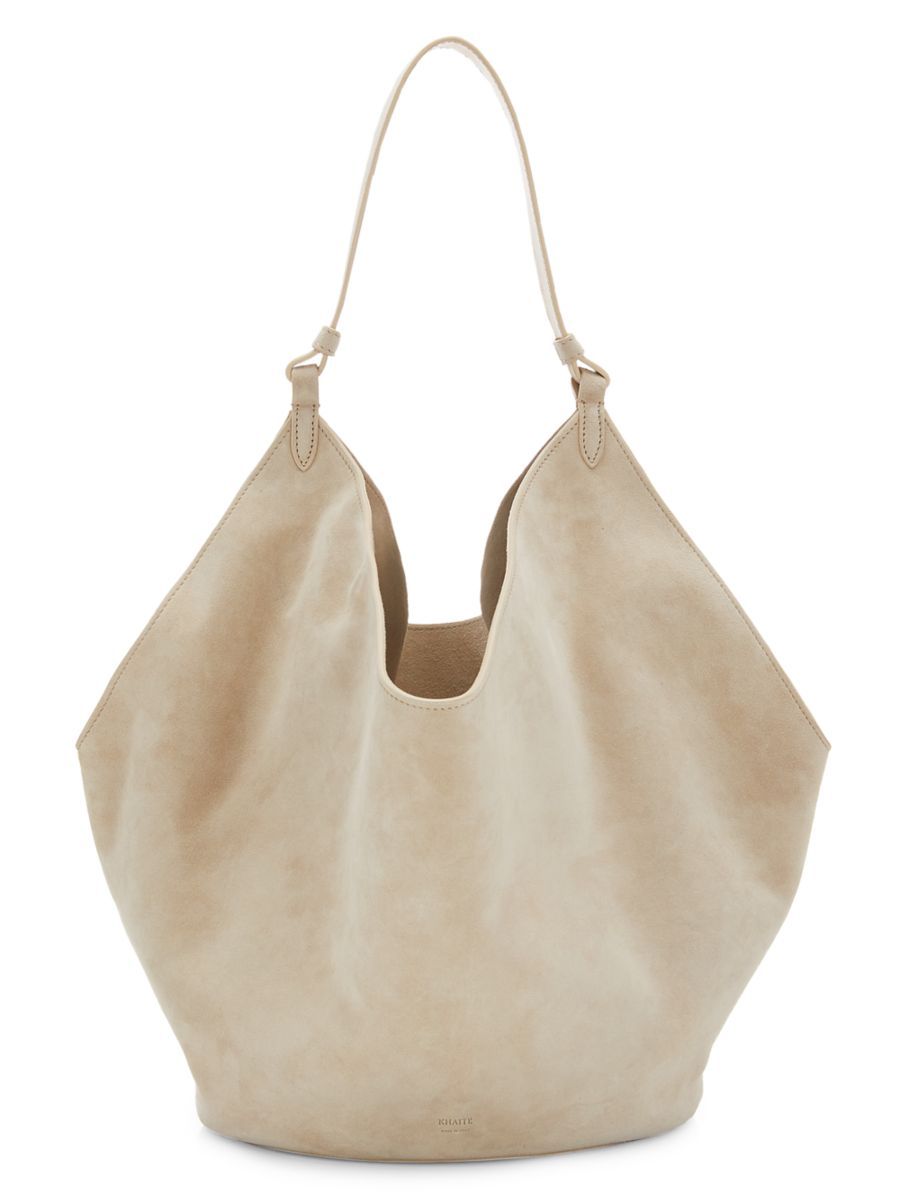 Medium Lotus Suede Shoulder Bag | Saks Fifth Avenue