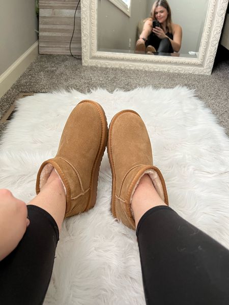 Ugh mini dupes from Amazon- house shoes - slippers 

#LTKshoecrush #LTKstyletip #LTKsalealert