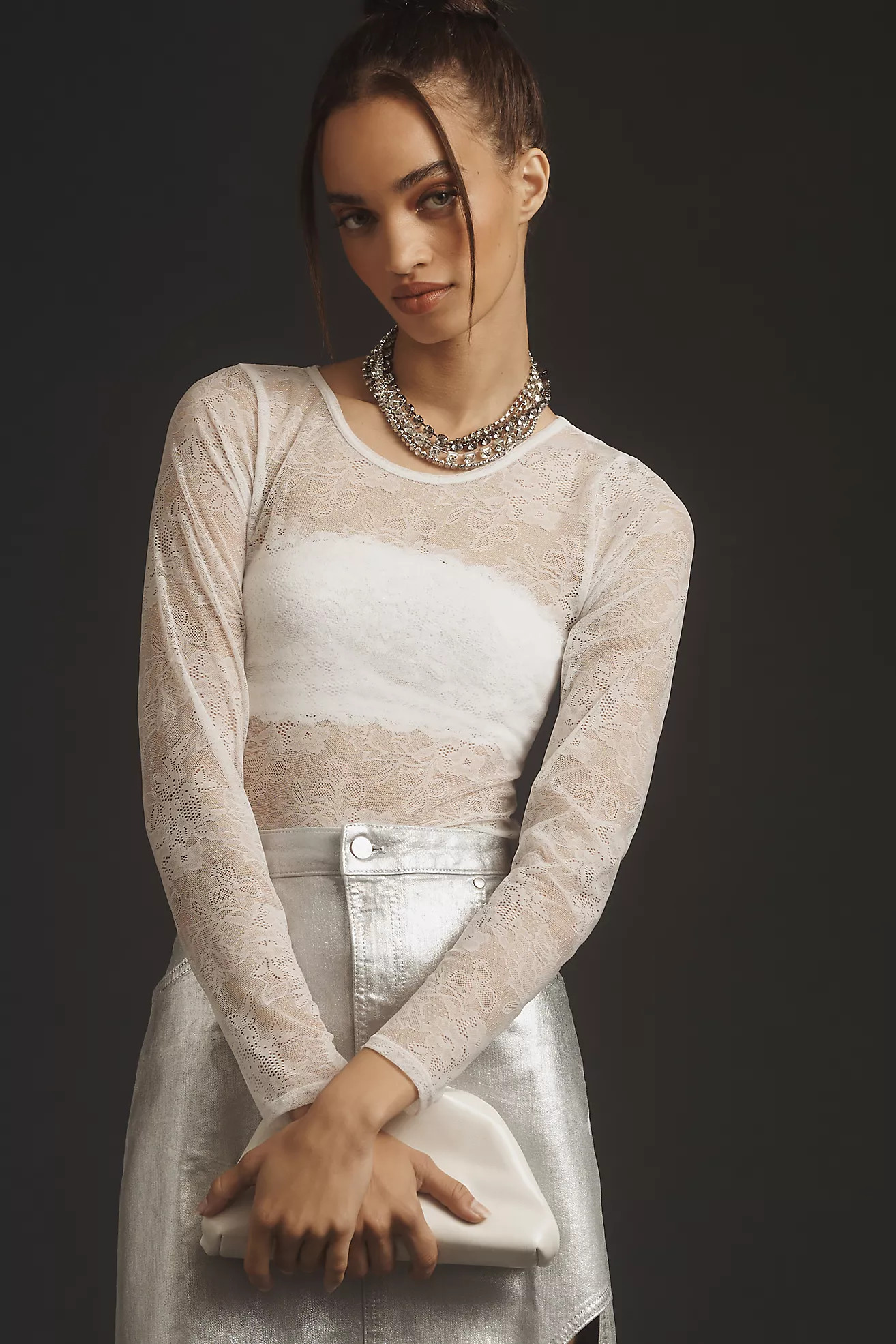 The Harlowe Lace Bodysuit | Anthropologie (US)