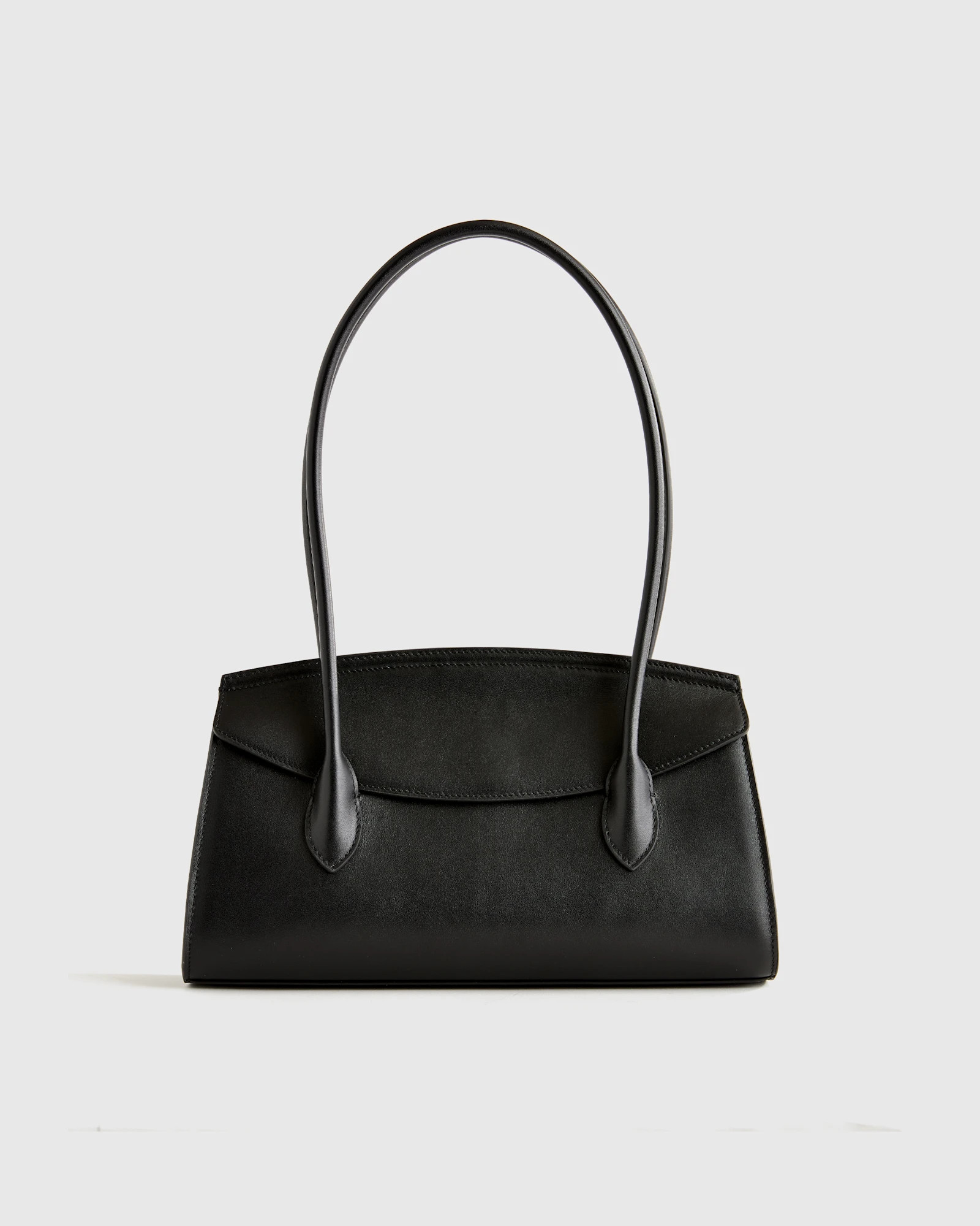 Quince | Women's Amelie Shoulder Bag in Black, Italian Leather | Quince