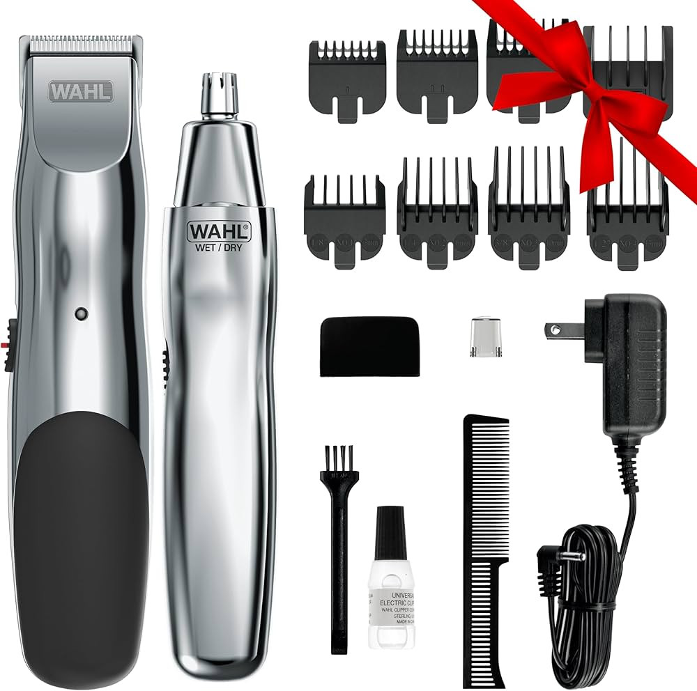 Wahl Groomsman Rechargeable Beard Trimmer kit for Mustaches, Nose Hair, and Light Detailing and G... | Amazon (US)