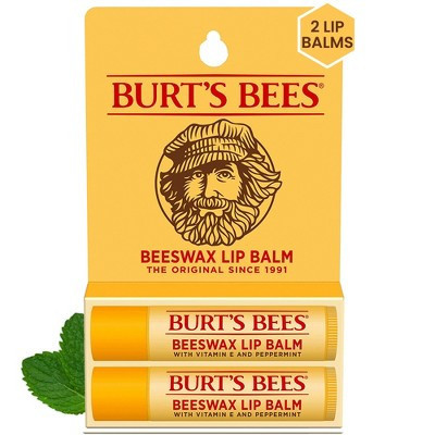 Burt's Bees Natural Origin Beeswax Lip Balm - 0.3oz/2ct | Target