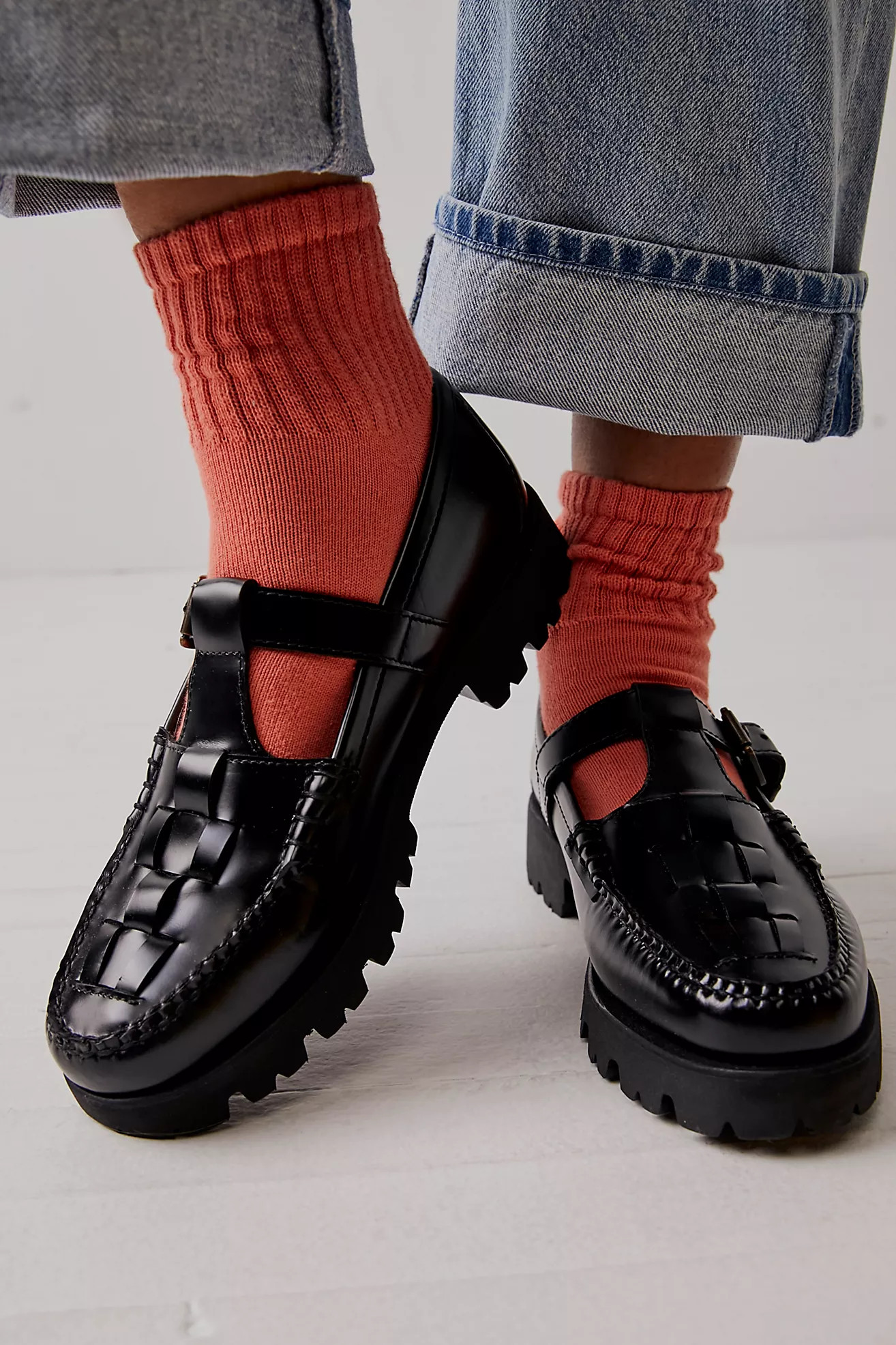 G.H. Bass Fisherman Mary Jane Loafers | Free People (UK)