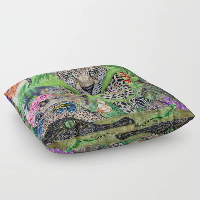 Welcome to the Amazon Floor Pillow | Society6