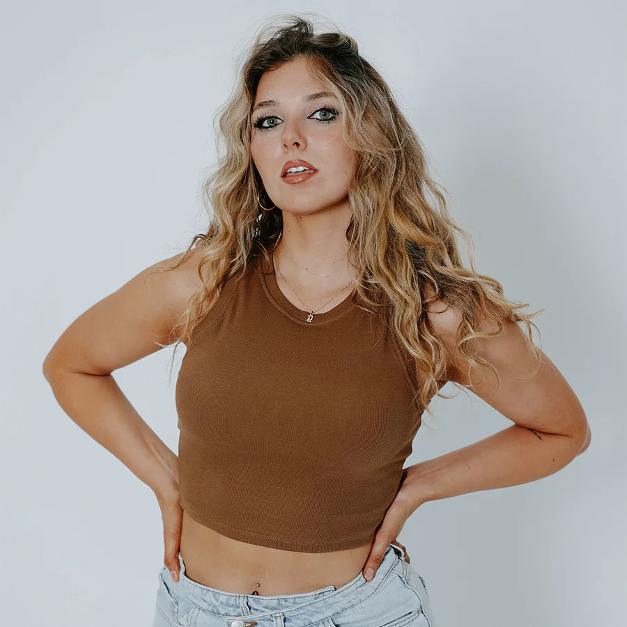 Racerback Brami (Crop) | Klassy