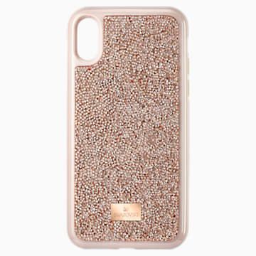 Glam Rock Smartphone Case, iPhone® X/XS, Rose gold tone | Swarovski (UK)