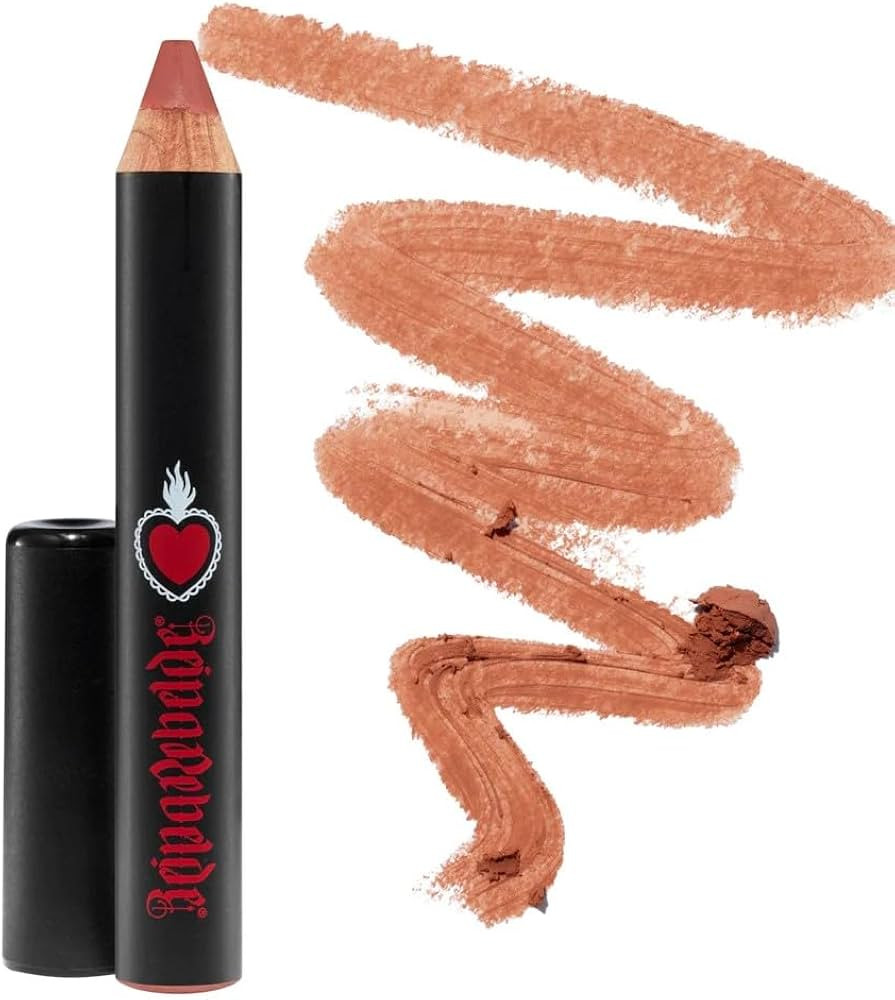 REINA REBELDE Tranquila Tropical Bold Lip Matte Stick Pencil - Peachy Nude Shade/Long-Wearing Opa... | Amazon (US)