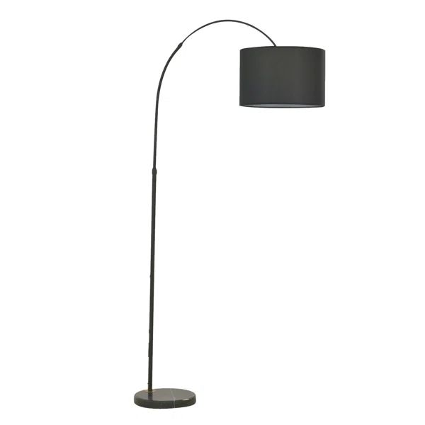 Regginal 71" Arched Floor Lamp Black Standing Lamp Floor Lamps for Living Room Tall Lamp | Wayfair North America