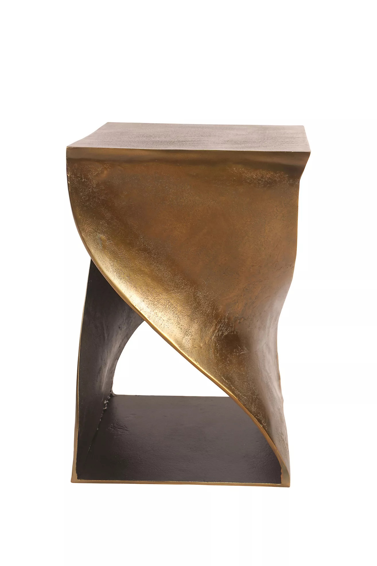 Twist Brass Accent Table | Anthropologie (US)
