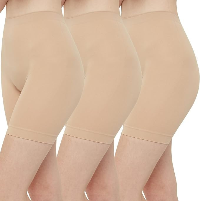 INNERSY Women's Slip Shorts for Under Dresses High Waisted Summer Shorts 3-Pack | Amazon (US)