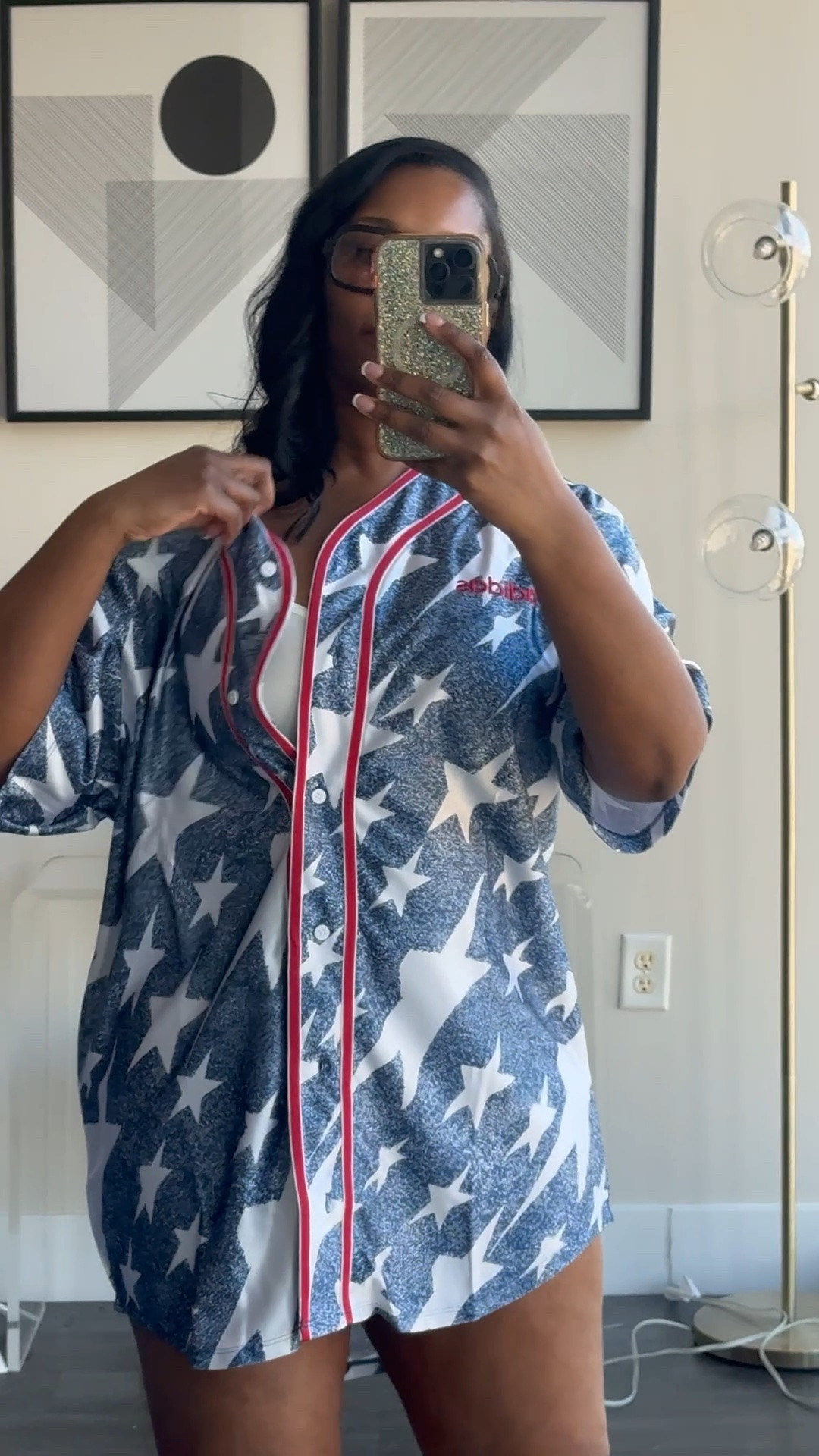 This @adidas star jersey is the perfect piece for the FIFA World Cup season or for the upcoming 4th of July holiday. Can’t go wrong! I’m wearing a size S.

#outfitsinpo #ltkstyletip

#LTKootd