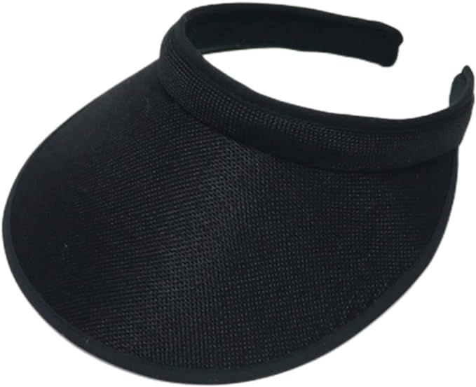 Cloth Covered Slip-On Visor for Women, Adjustable Cap Sports Sun Visors for Men | Amazon (US)