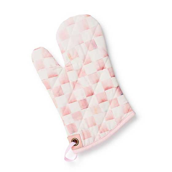 Rosy Check Oven Mitt | MacKenzie-Childs