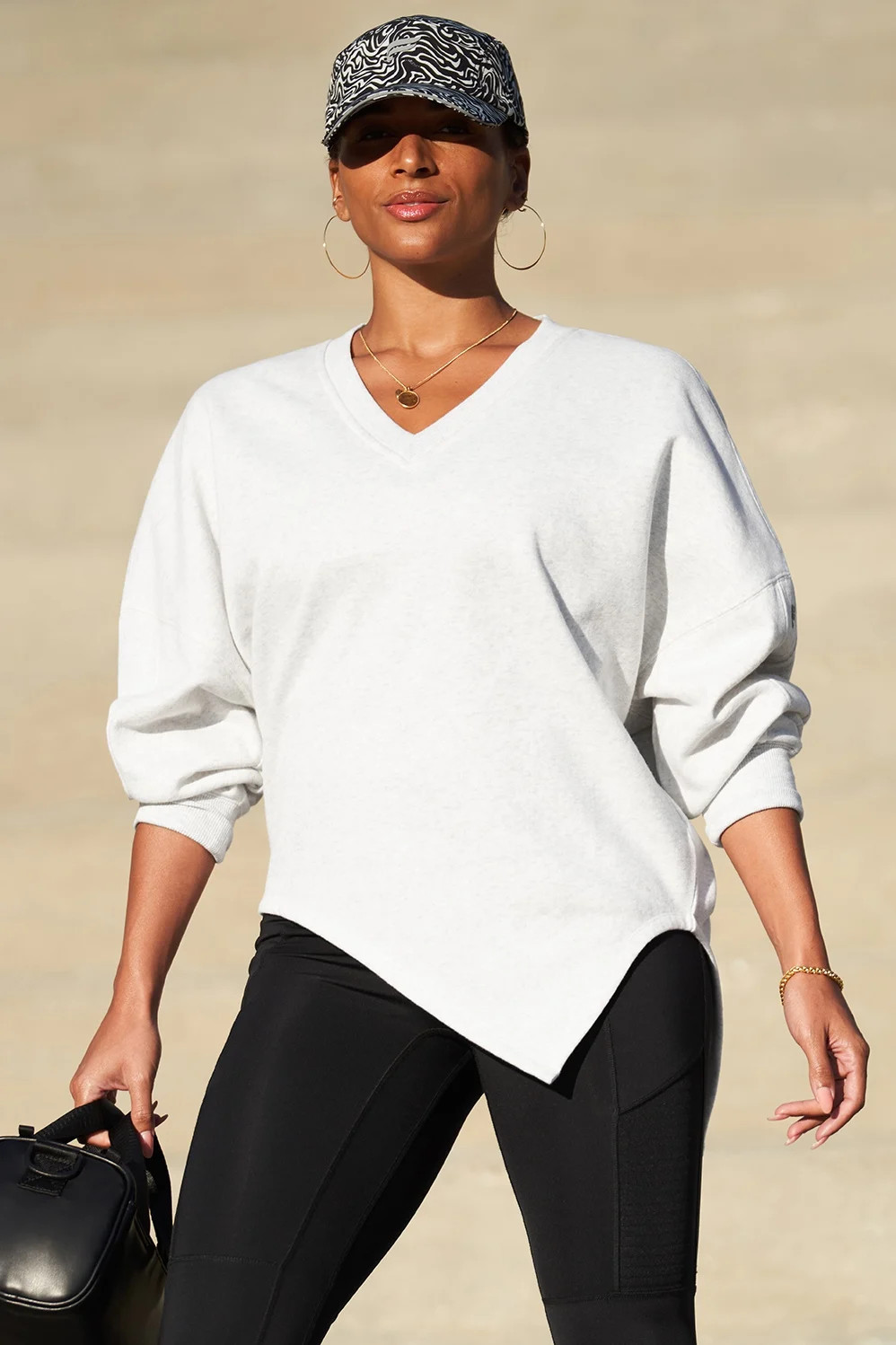 Forever Fleece Asymmetrical Sweatshirt | Fabletics - North America