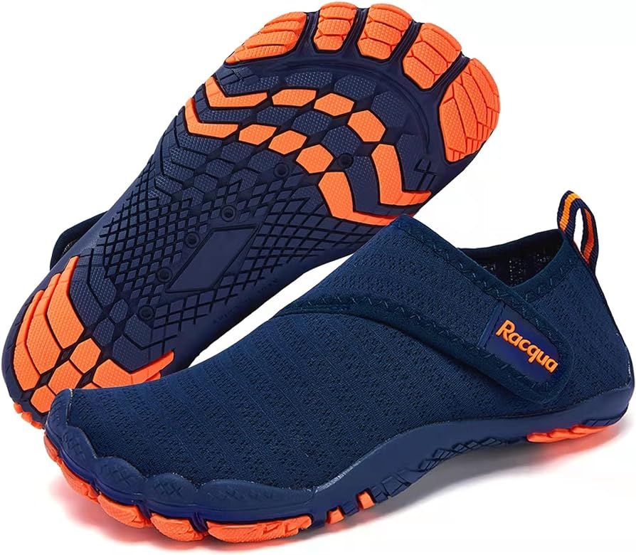 Racqua Boy's Girl's Kids Water Shoes Quick Dry Barefoot Lightweight Pool Swim Beach Sport Aqua Sh... | Amazon (US)