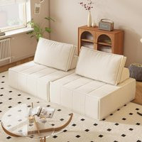 Modular Sectional Loveseat, 2-Piece Deep Seat Corduroy Lounge Sofa with Movable Cushions, Small Loveseat Couch for,Customized | AliExpress (US)