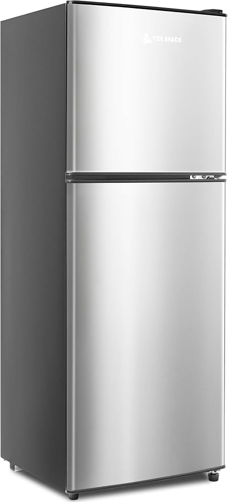 5 Cu Ft Refrigerator with Freezer, 2 Doors Compact Fridge, Energy-efficient, Low noise, for Kitch... | Amazon (US)