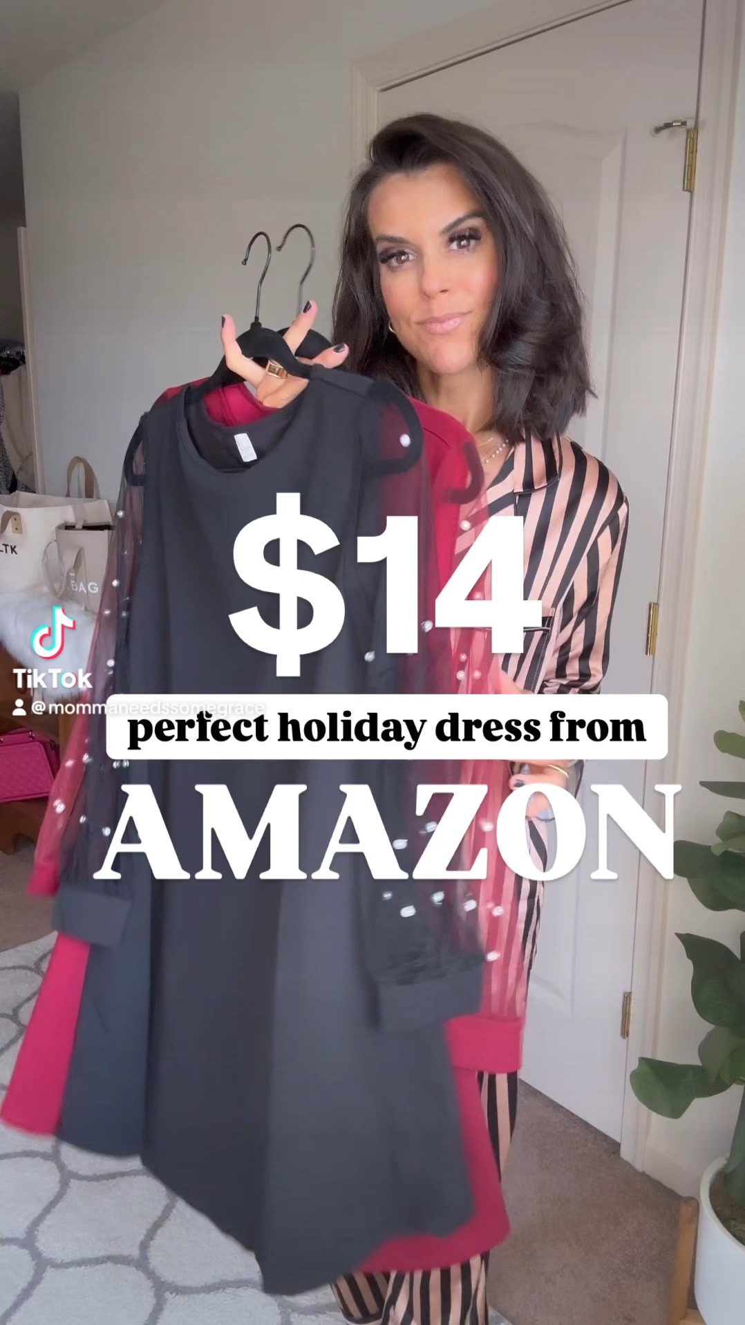 Here’s the links to my Holiday dress from Amazon! I’m in size small, and 5’5 for reference. Shoes fit true to size.

If something is sold out in a certain color,  Amazon has selected a “similar pick” it says. If you click below that picture it says “view original”, and then click “view details”. That will take you to the actual item in the reel. If you don’t see “similar pick”, then it’s the actual item I am wearing.

#LTKSeasonal #LTKFindsUnder100 #LTKHoliday