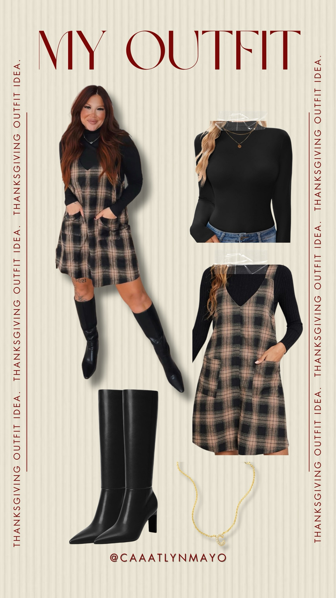 Thanksgiving look 🫶🏼 #thanksgiving #fall #fallootd #thanksgivingoutfit #amazon #amazonfashion 

#LTKFindsUnder50 #LTKStyleTip #LTKHoliday