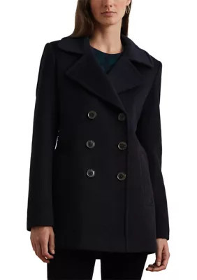 Lauren Ralph Lauren Women's Wool-Blend Peacoat | Belk