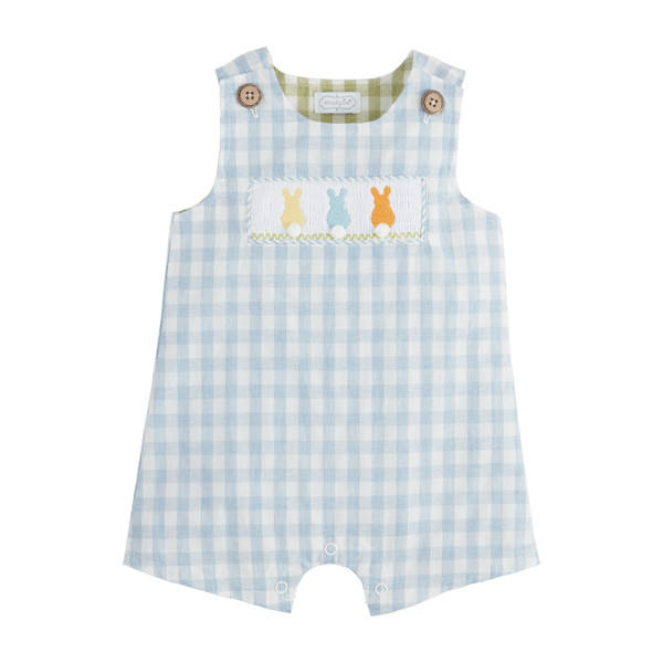 Gingham Bunny Jon Jon | Mud Pie